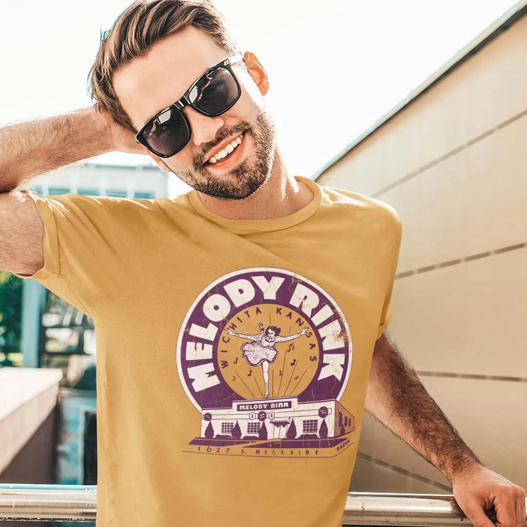 Melody Roller Rink Wichita Unisex Retro T-shirt