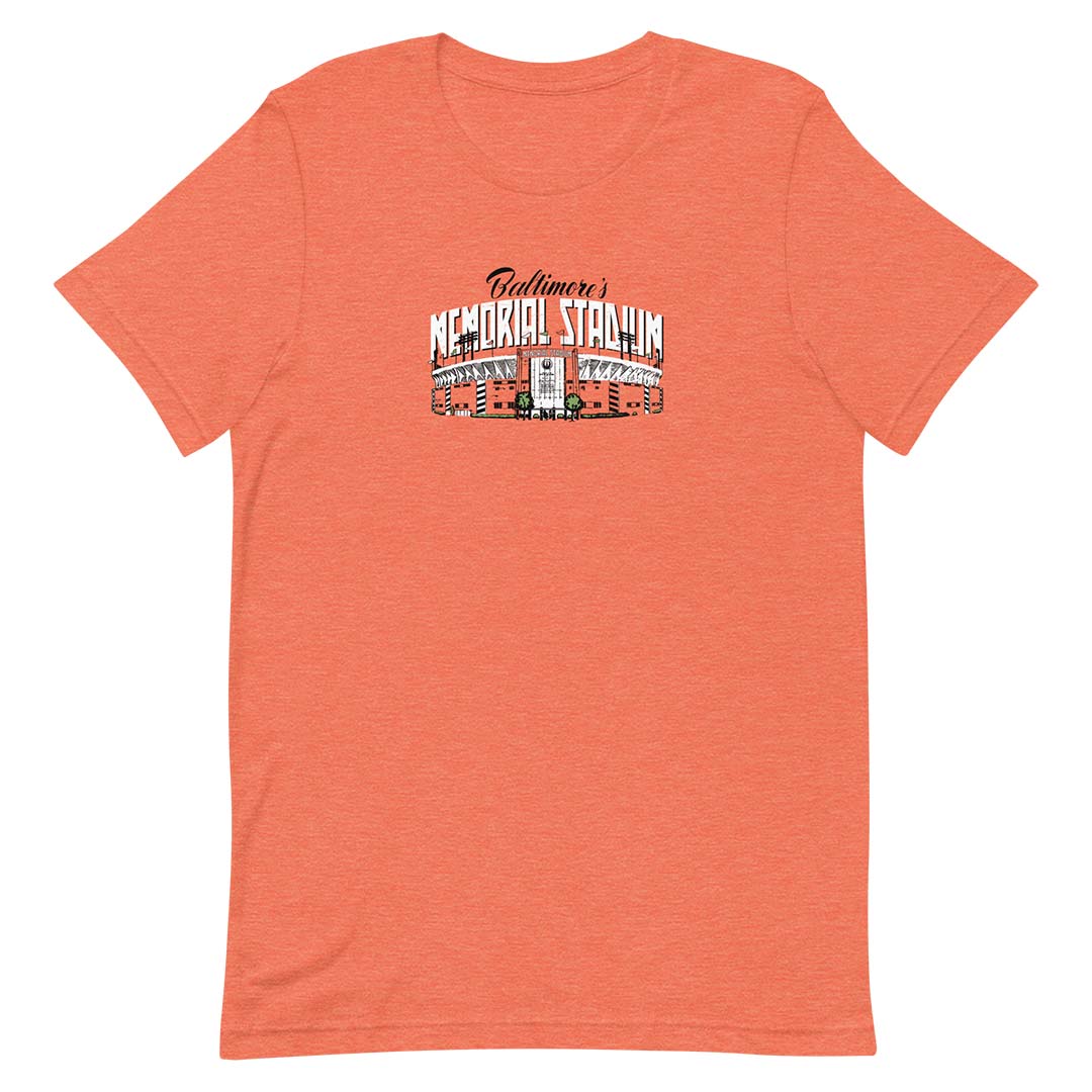Memorial Stadium Baltimore Unisex Retro T-shirt