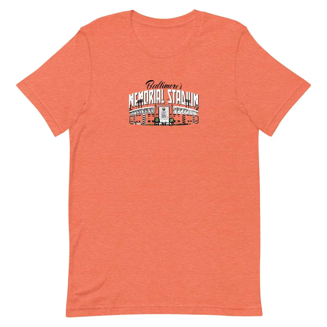 Memorial Stadium Baltimore Unisex Retro T-shirt