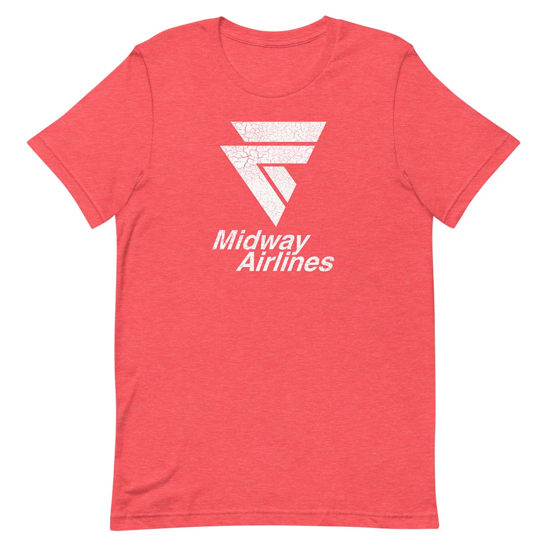 Midway Airlines Chicago Unisex Retro T-Shirt