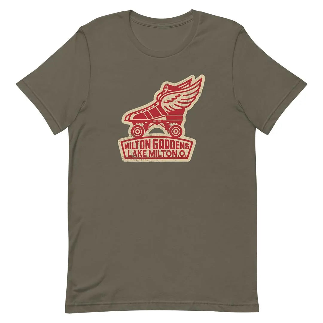 Milton Gardens Skating Rink Ohio Unisex Retro Tee