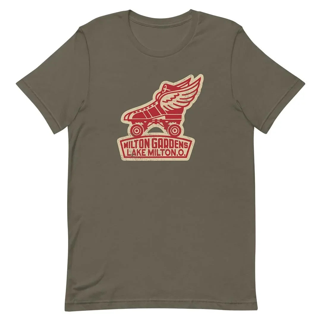 Milton Gardens Skating Rink Ohio Unisex Retro Tee