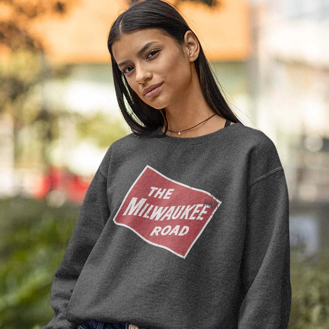 Milwaukee Road Railroad Unisex Crewneck & Hoodie Sweatshirt
