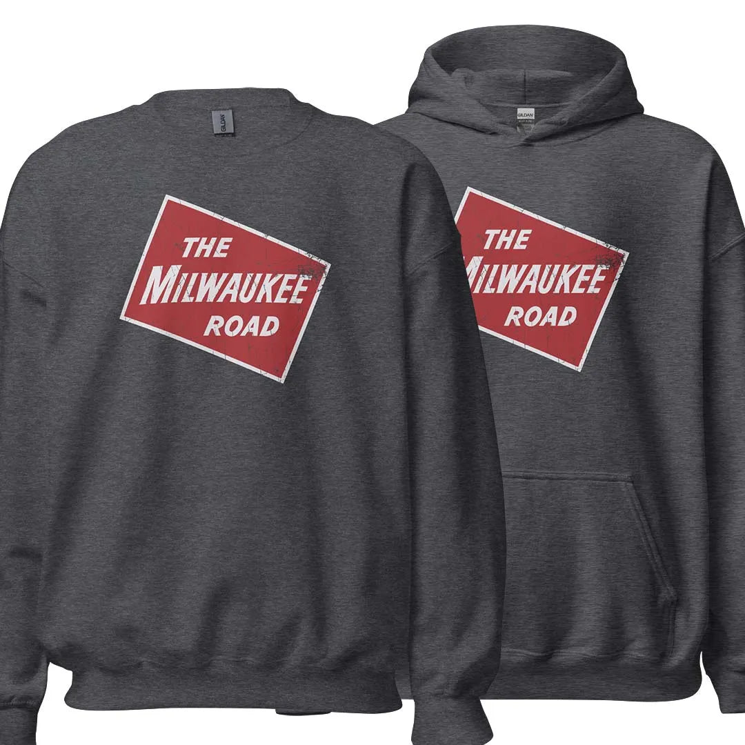 Milwaukee Road Railroad Unisex Crewneck & Hoodie Sweatshirt