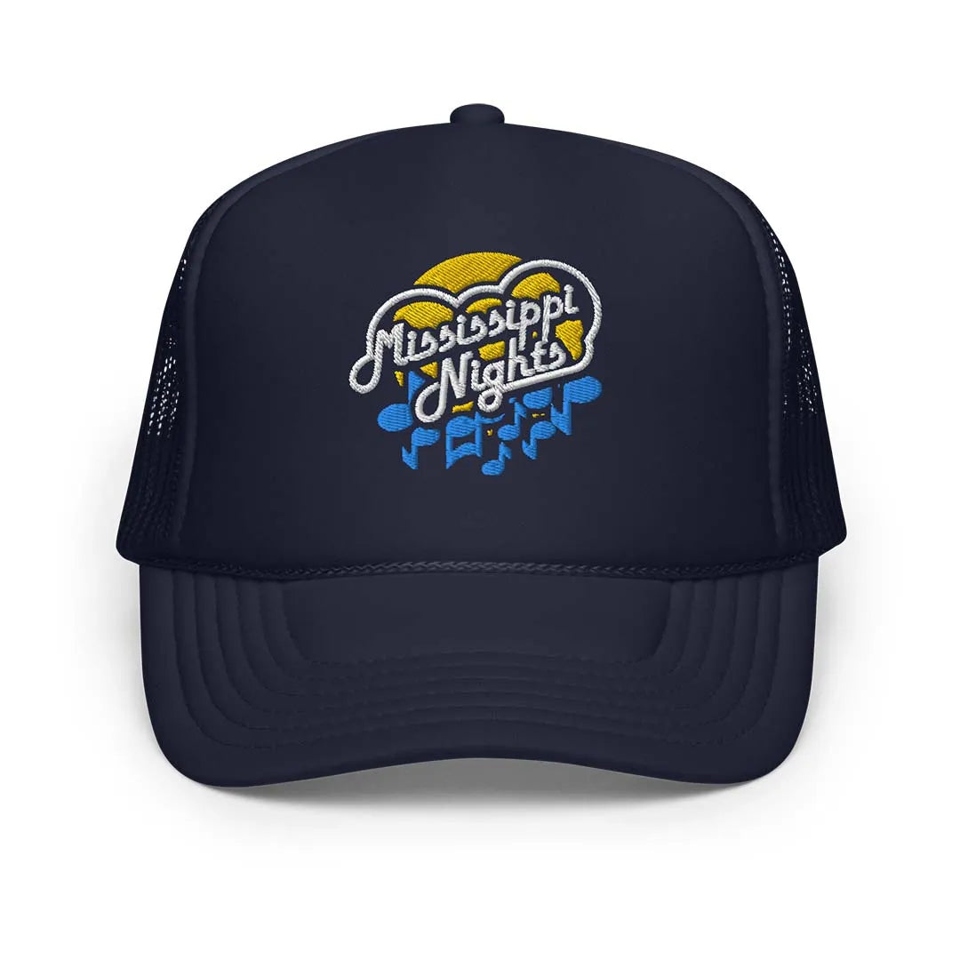 Mississippi Nights St. Louis Retro Distressed and Foam Trucker Hat