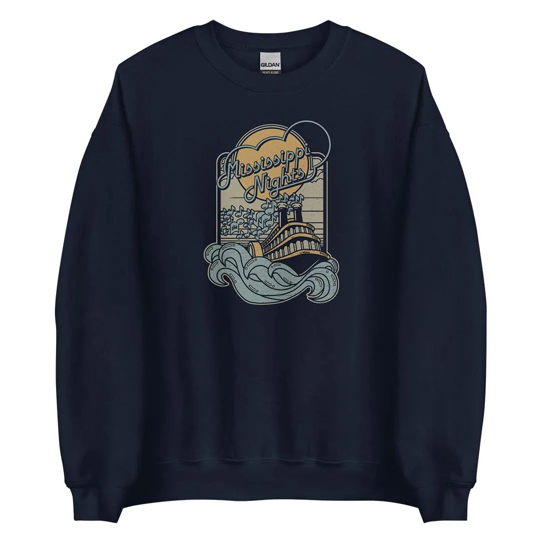 Mississippi Nights St. Louis Unisex Crewneck & Hoodie Sweatshirt