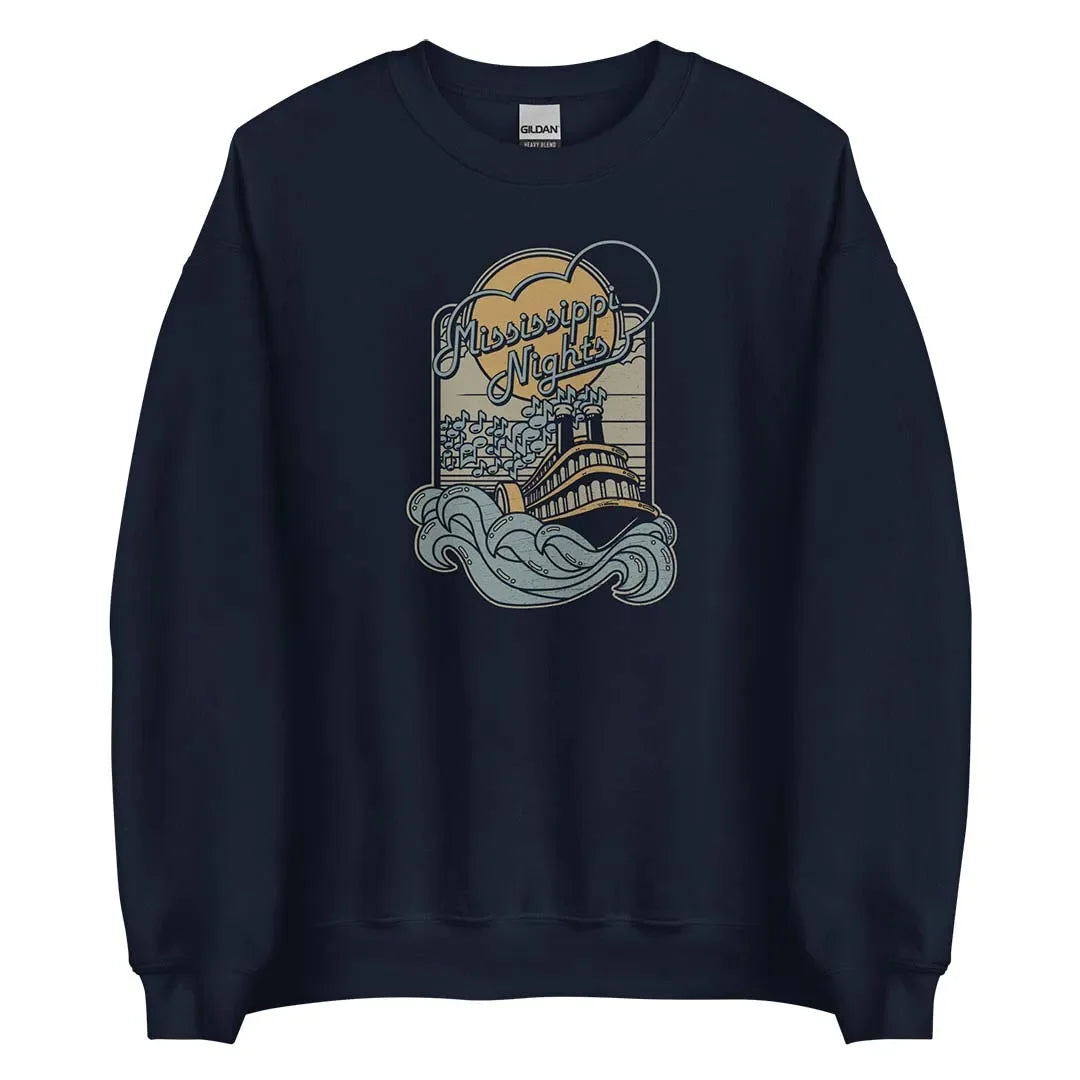 Mississippi Nights St. Louis Unisex Crewneck & Hoodie Sweatshirt
