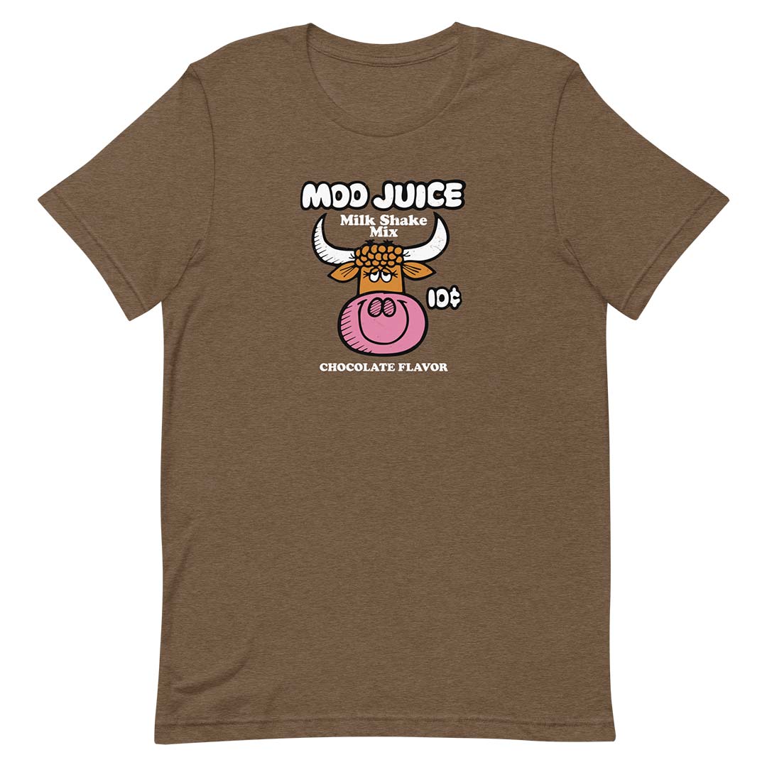 Moo Juice Milk Shake Mix Unisex Retro T-shirt