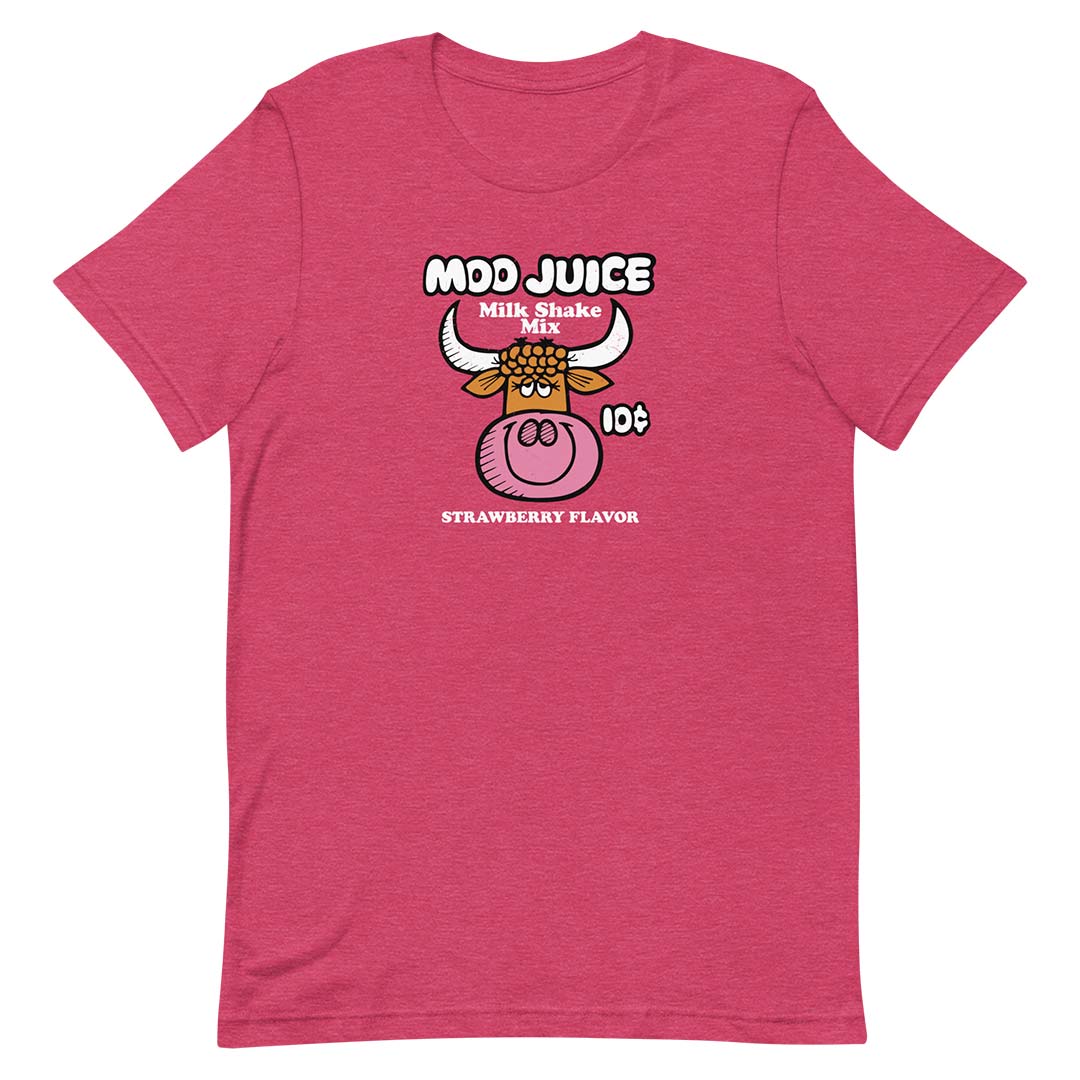 Moo Juice Milk Shake Mix Unisex Retro T-shirt
