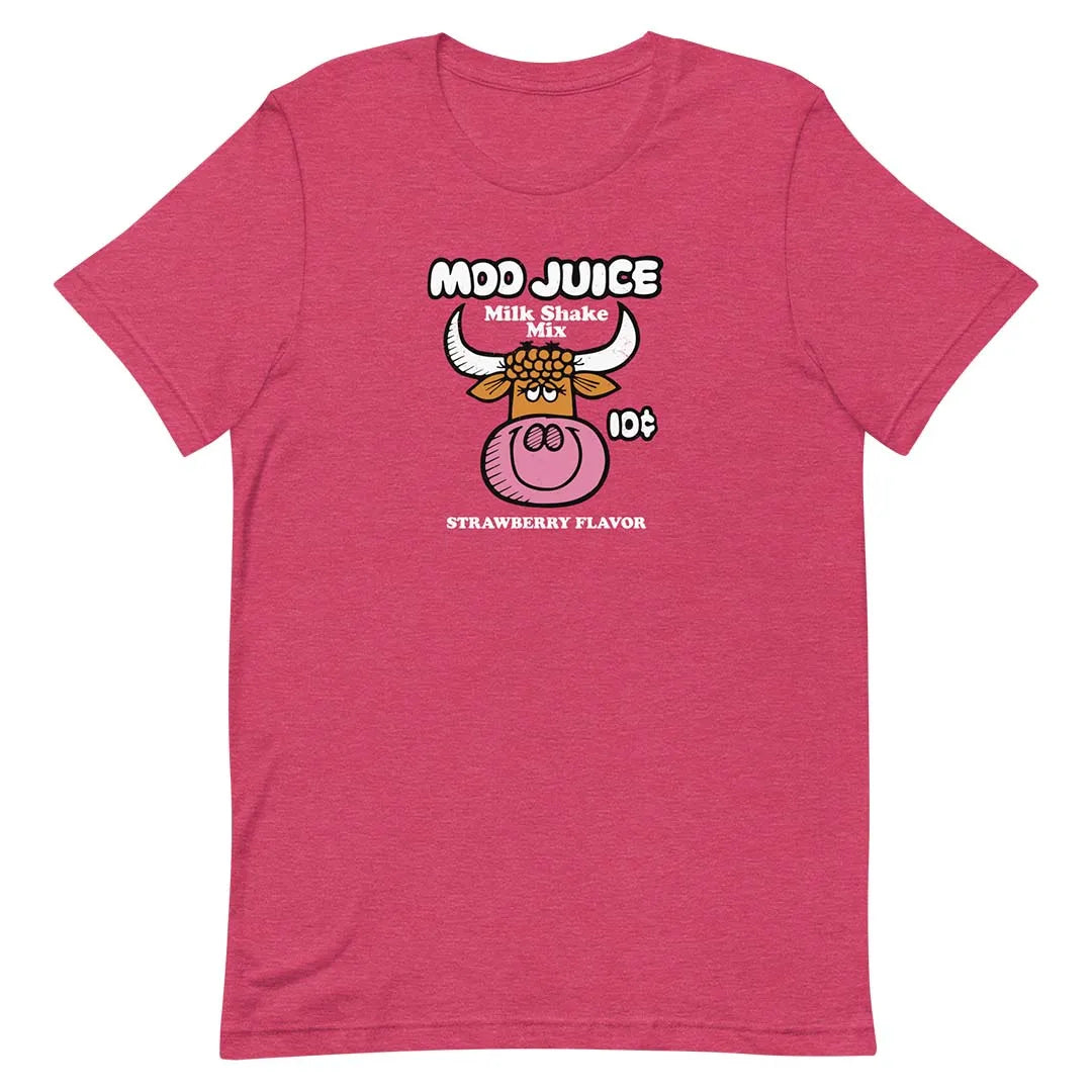 Moo Juice Milk Shake Mix Unisex Retro T-shirt
