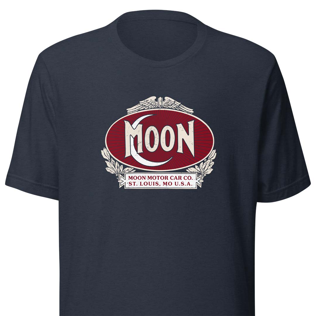 Moon Motor Car Co St. Louis Unisex Retro T-shirt