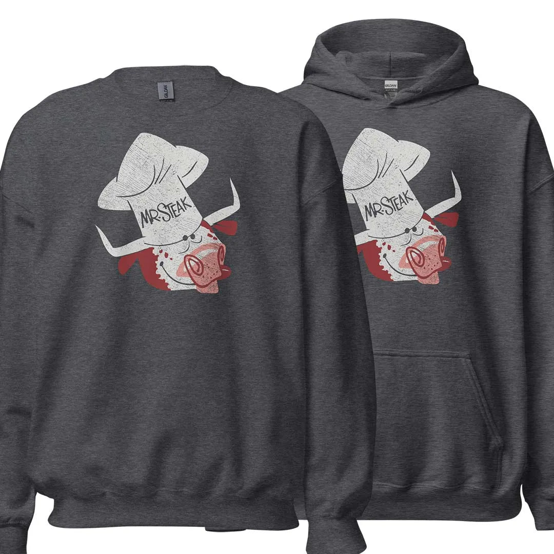 Mr. Steak Unisex Crewneck & Hoodie Sweatshirt