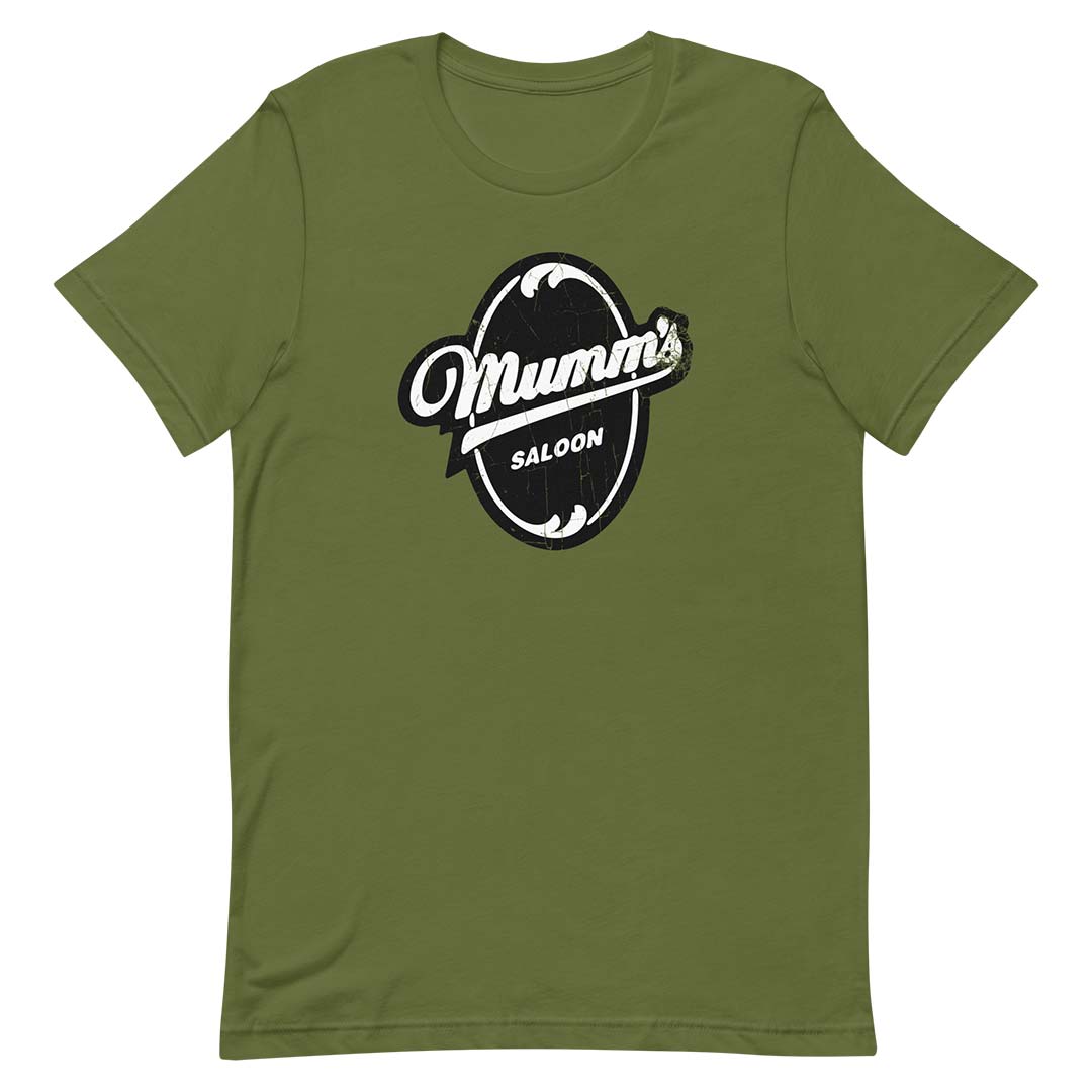 Mumm’s Saloon Iowa City Unisex Retro T-shirt