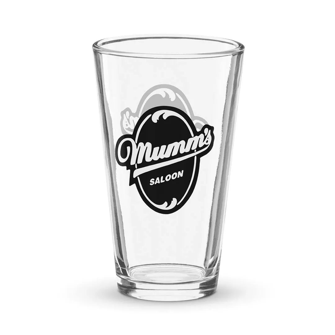 Mumm’s Saloon Iowa City Shaker Pint Glass