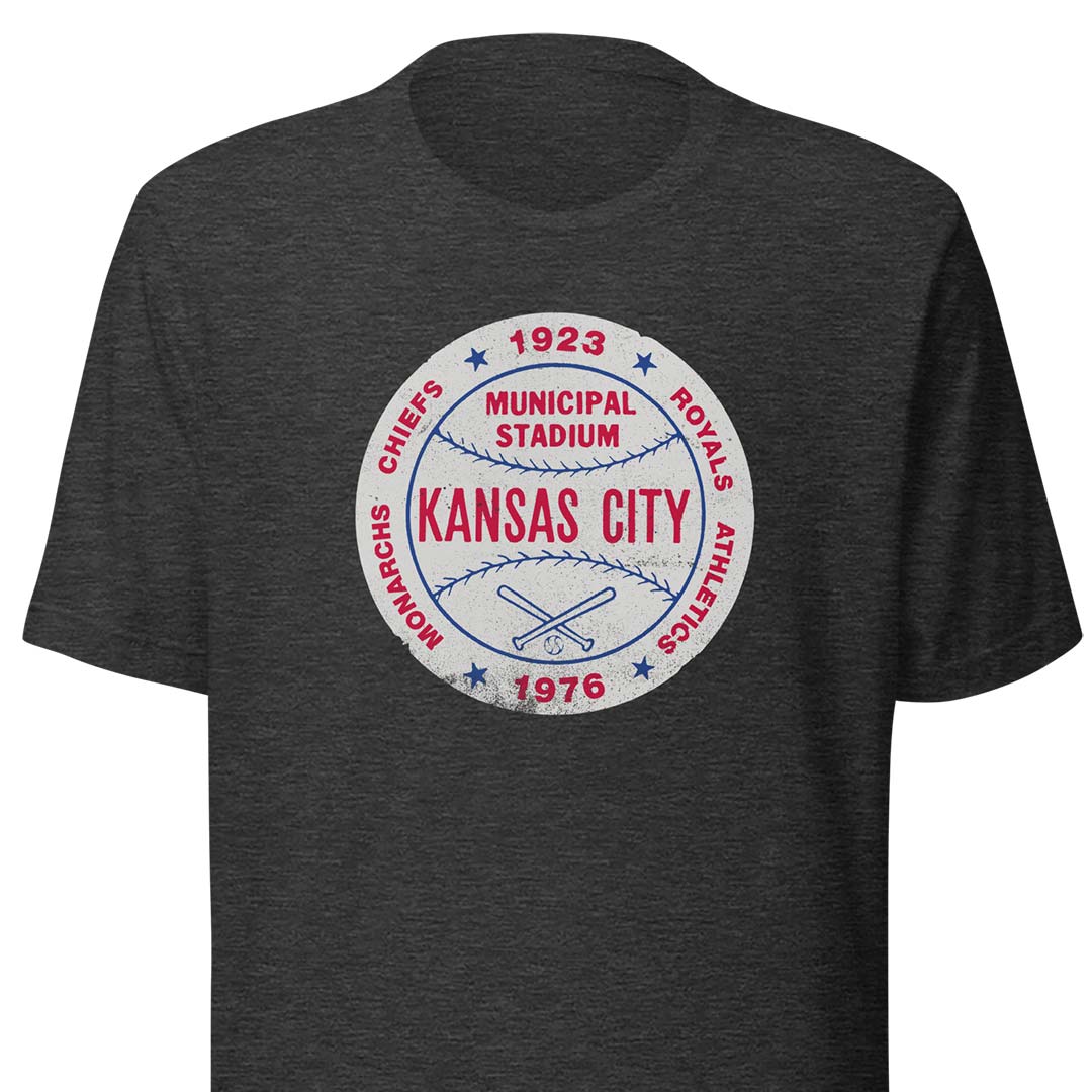 on Demand Municipal Stadium Kansas City Unisex Retro T-Shirt M