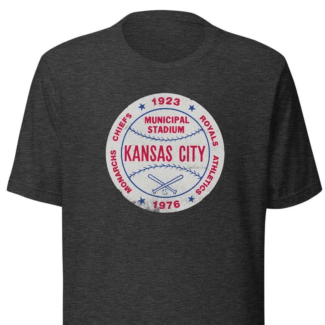 Municipal Stadium Kansas City Unisex Retro T-shirt