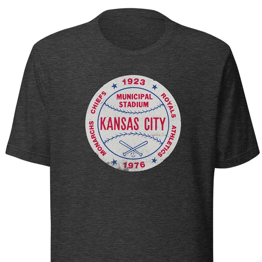 Municipal Stadium Kansas City Unisex Retro T-shirt