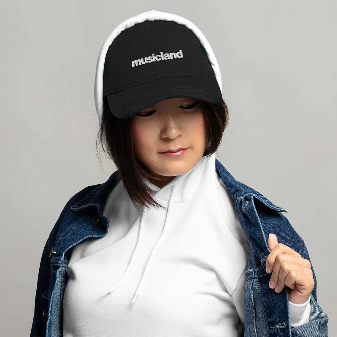 Musicland Music Store Retro Distressed Hat