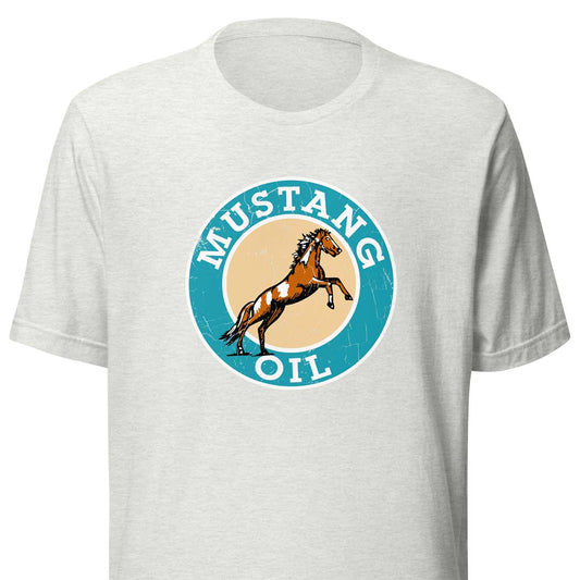 Mustang Oil Unisex Retro T-shirt