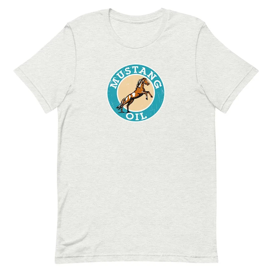 Mustang Oil Unisex Retro T-shirt