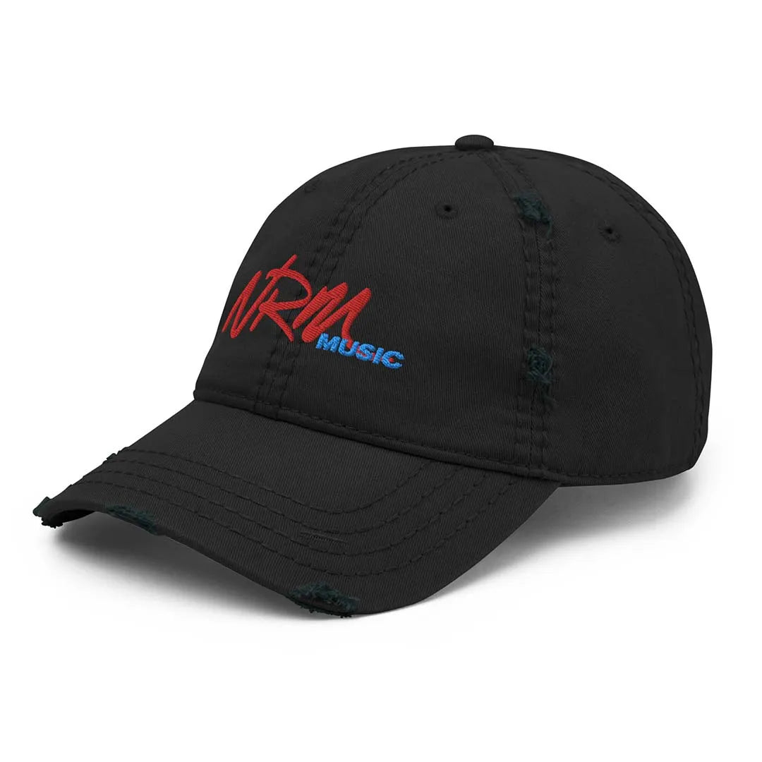 National Record Mart NRM Retro Distressed Hat