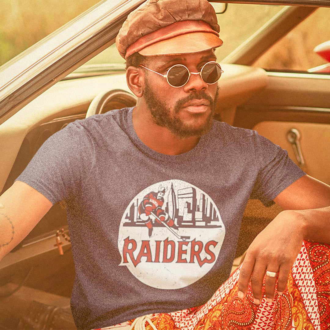New York Raiders Hockey Unisex Retro T-shirt