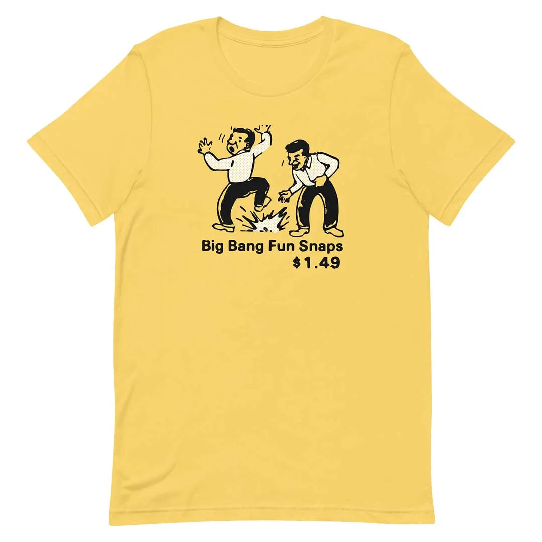 Big Bang Fun Snaps Noveltees Unisex Retro T-shirt
