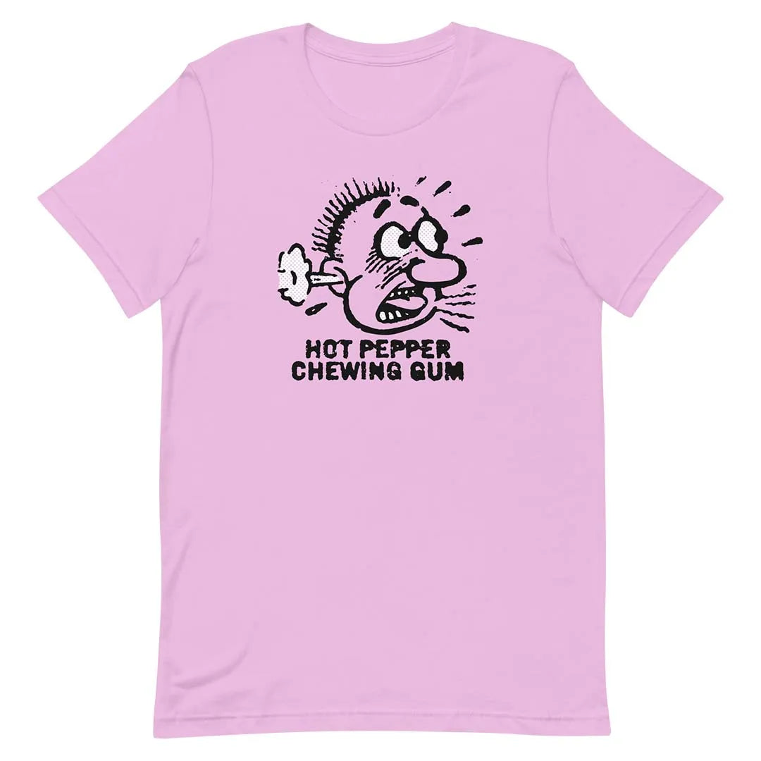 Hot Pepper Chewing Gum Noveltees Unisex Retro T-shirt