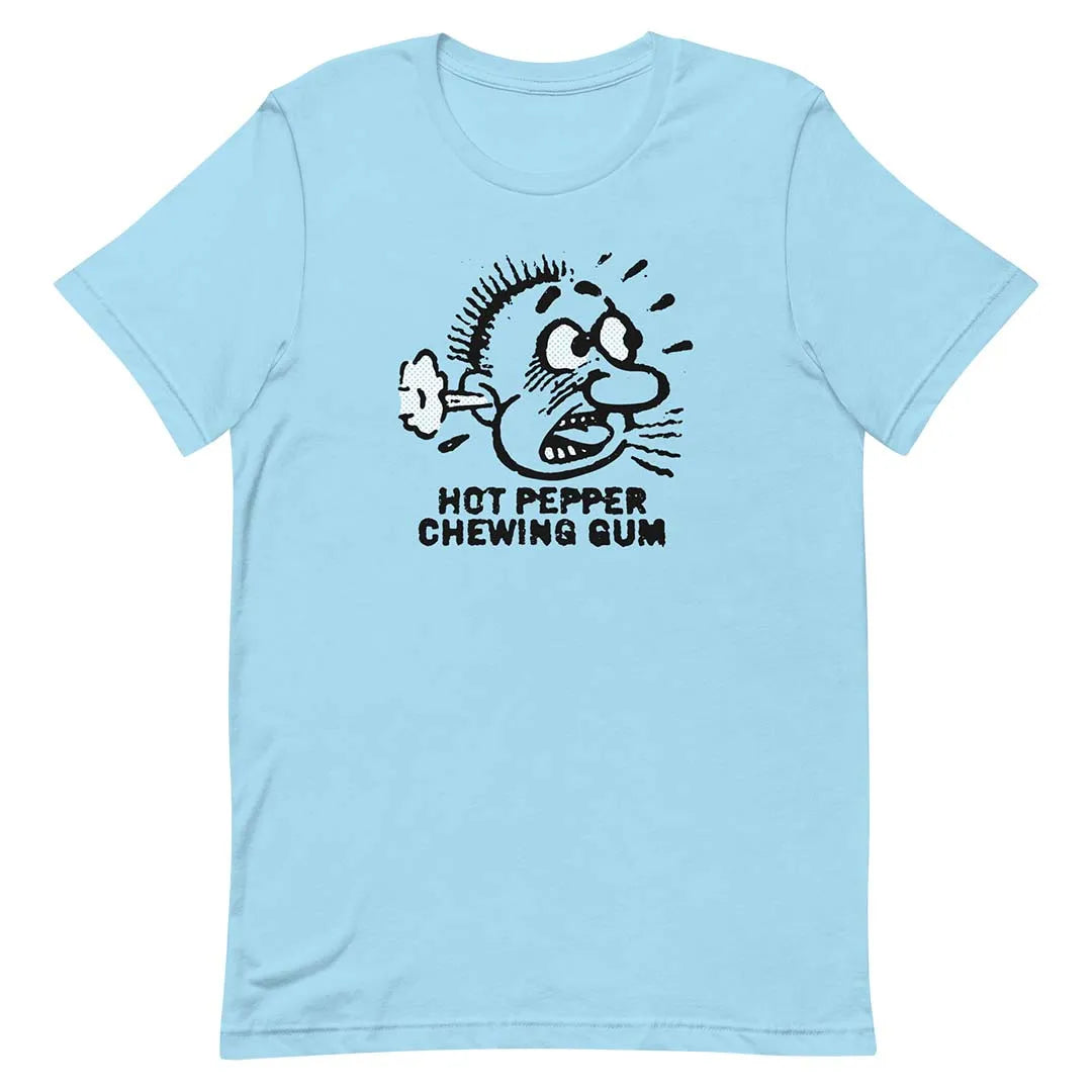 Hot Pepper Chewing Gum Noveltees Unisex Retro T-shirt