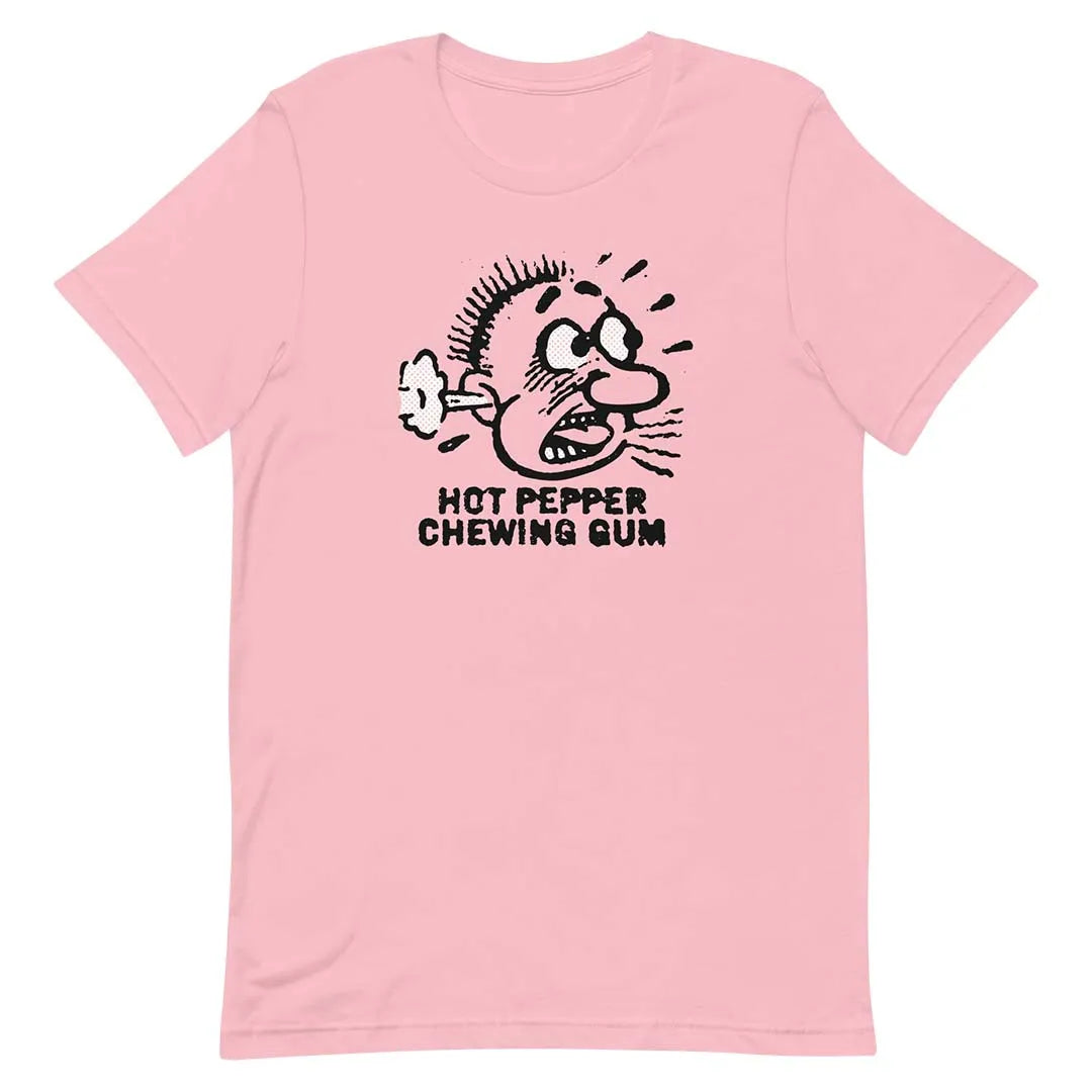 Hot Pepper Chewing Gum Noveltees Unisex Retro T-shirt