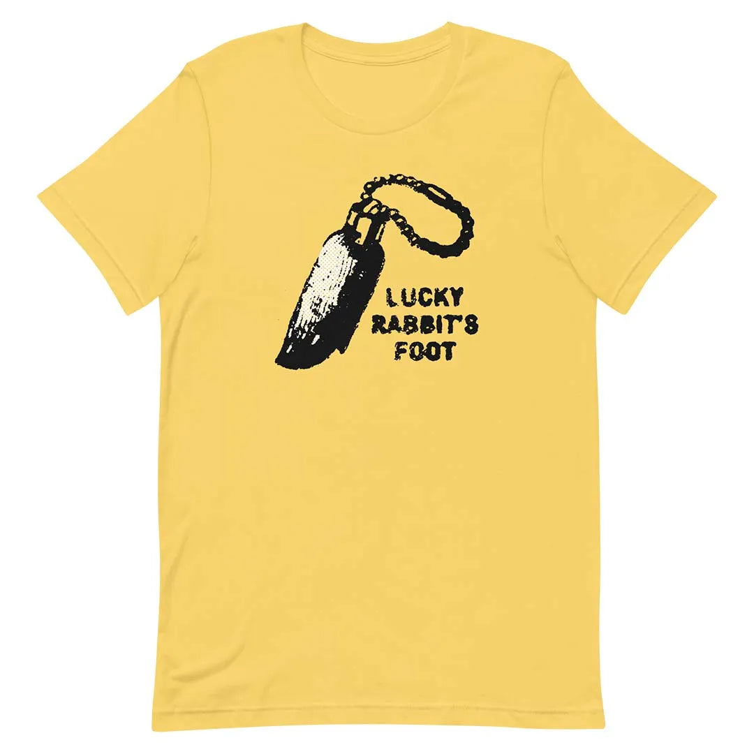 Lucky Rabbits Foot Noveltees Unisex Retro T-shirt