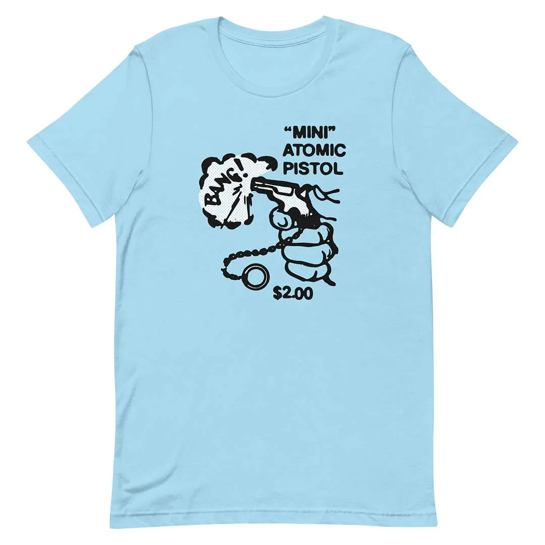 Mini Atomic Pistol Noveltees Unisex Retro T-shirt