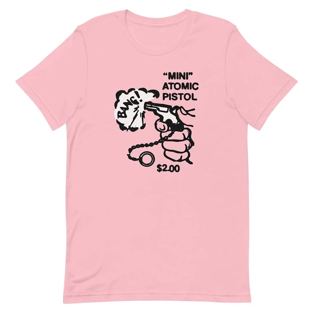 Mini Atomic Pistol Noveltees Unisex Retro T-shirt
