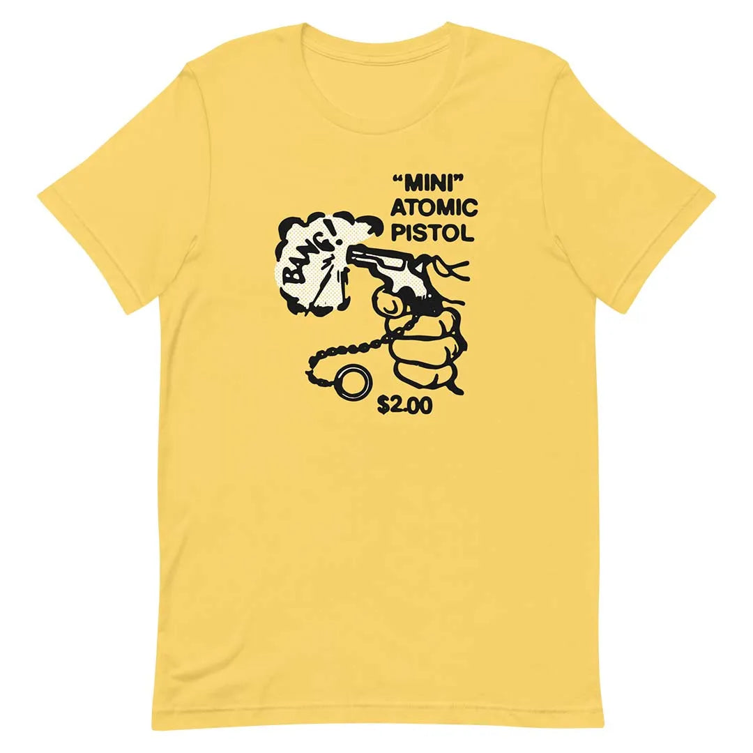 Mini Atomic Pistol Noveltees Unisex Retro T-shirt