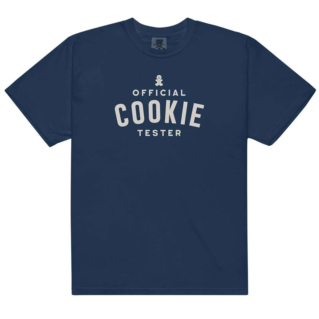 Official Cookie Tester Unisex Garment-dyed Heavyweight T-shirt