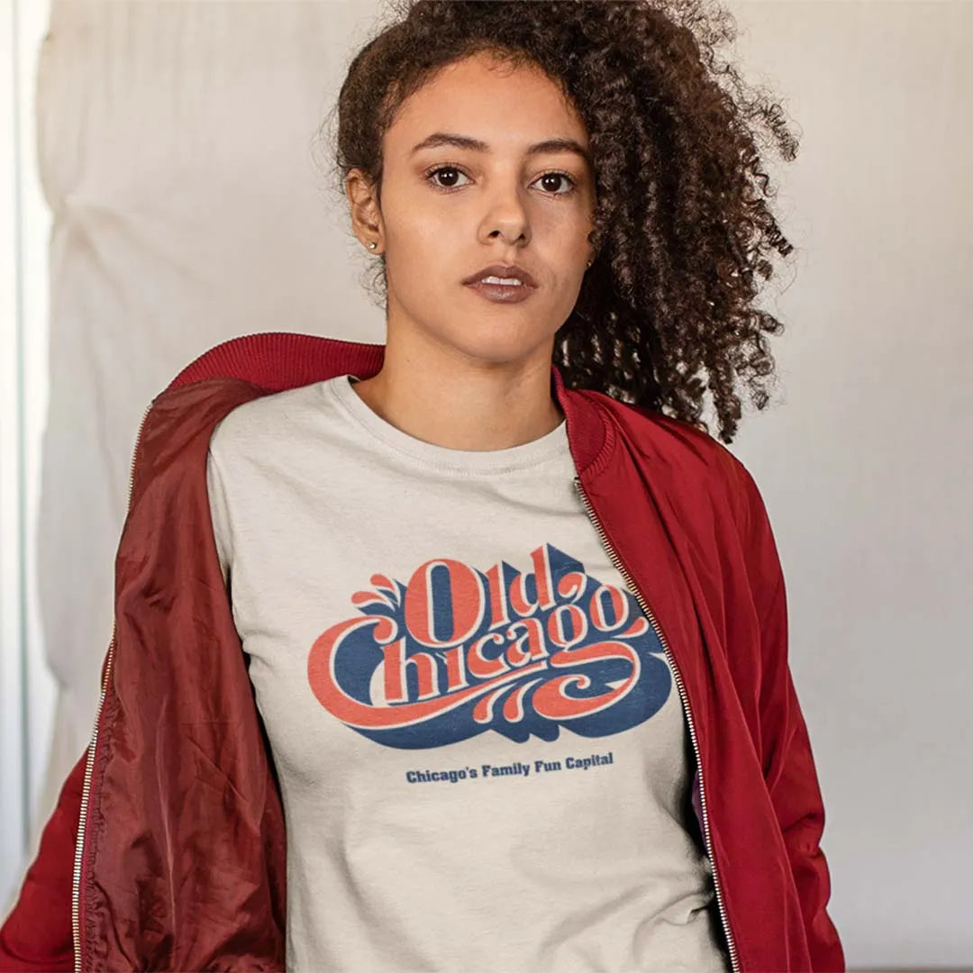 Old Chicago Amusement Park Unisex Retro T-shirt