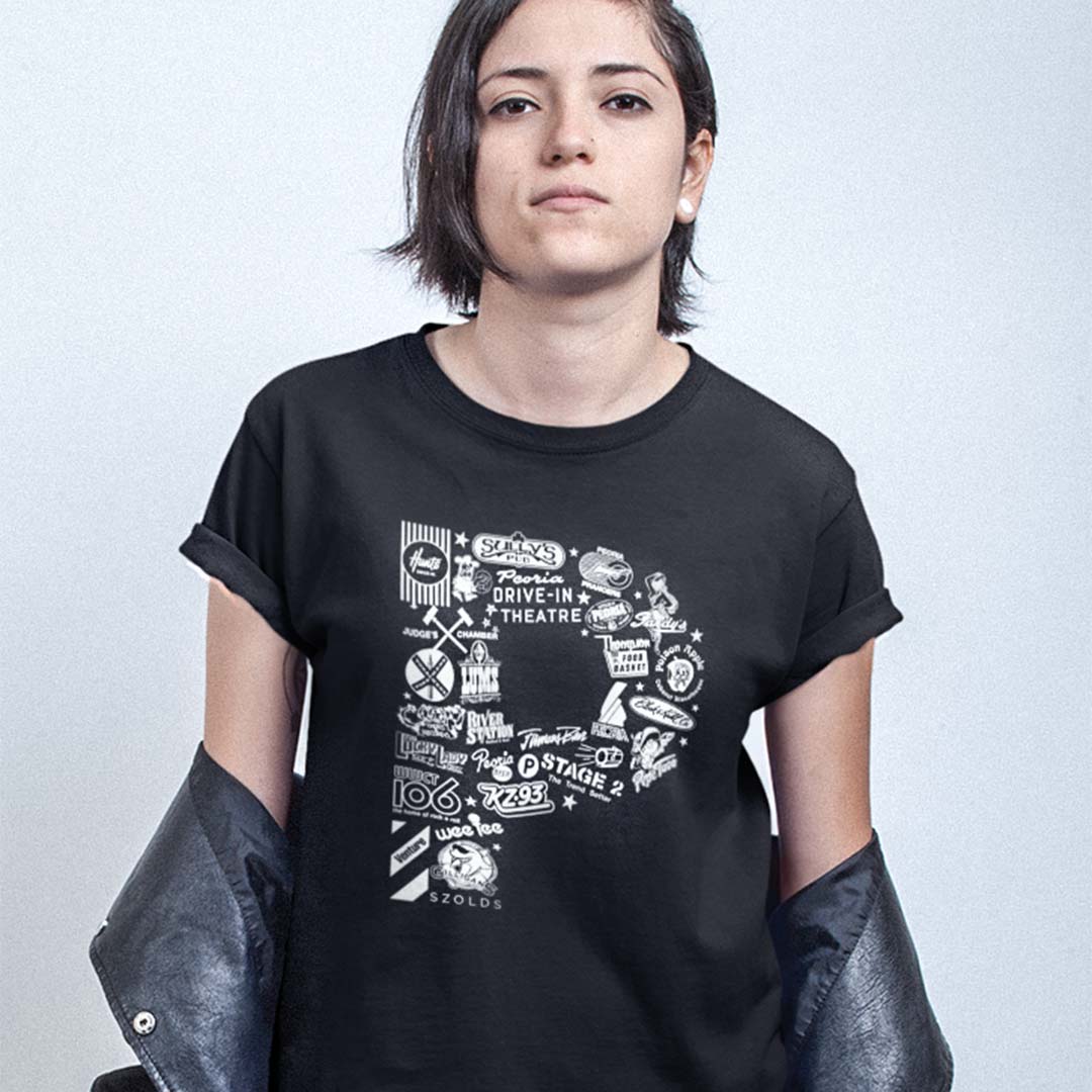 P is for Peoria Unisex T-shirt