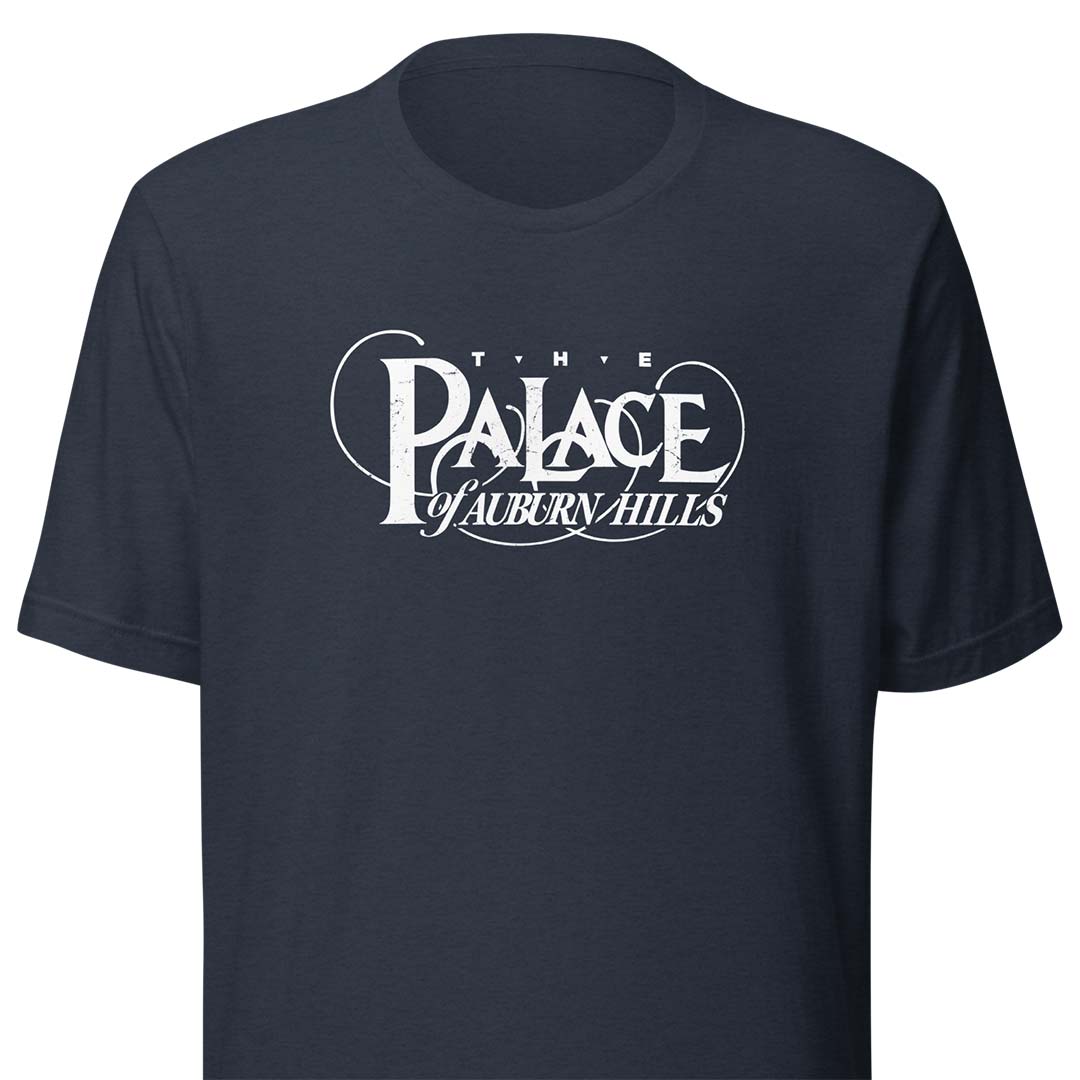 The Palace of Auburn Hills Arena Detroit Unisex Retro T-shirt