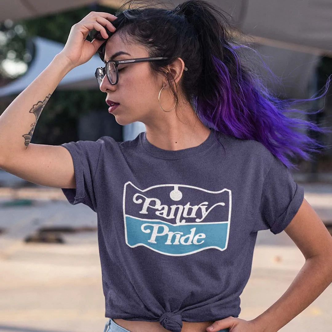 Pantry Pride Discount Foods Supermarket Unisex Retro T-shirt