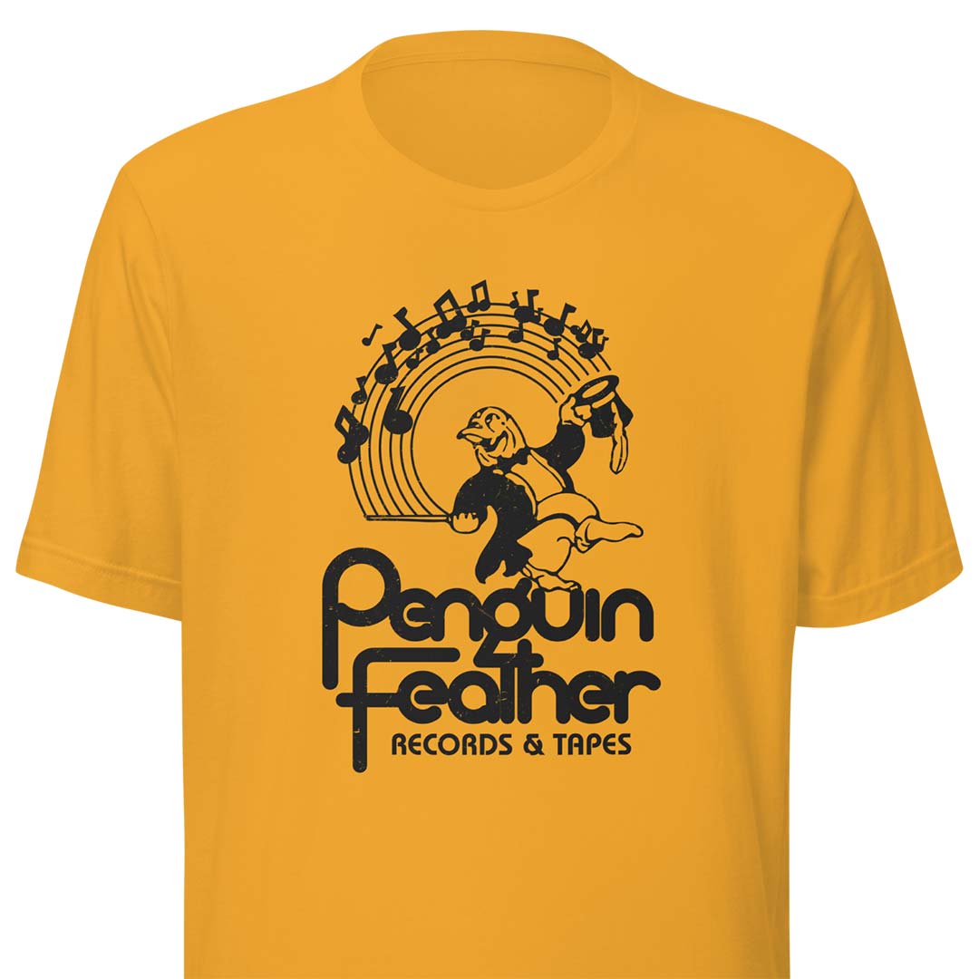 Penguin Feather Records Virginia Unisex Retro T-shirt