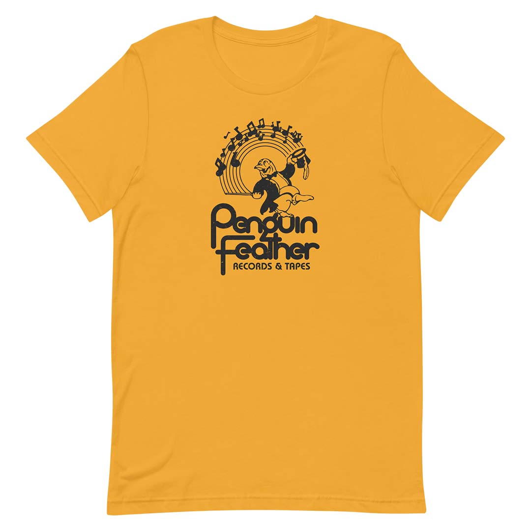 Penguin Feather Records Virginia Unisex Retro T-shirt