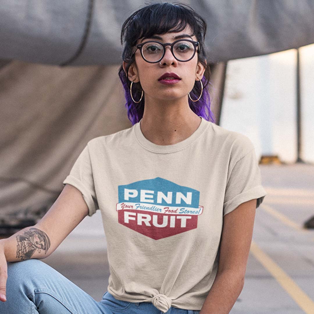 Penn Fruit Grocery Philadelphia Baltimore Unisex Retro T-shirt