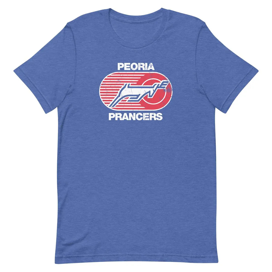 Peoria Prancers Hockey Unisex Retro T-shirt