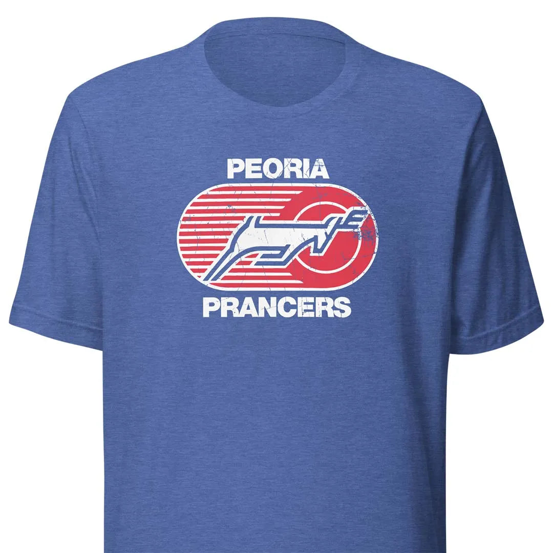 Peoria Prancers Hockey Unisex Retro T-shirt