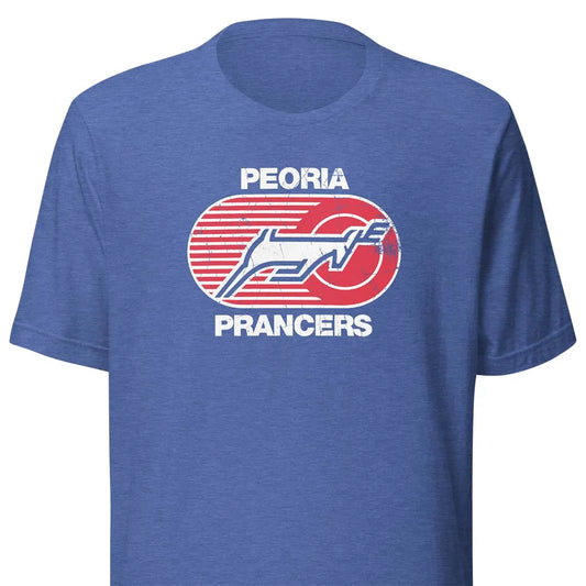 Peoria Prancers Hockey Unisex Retro T-shirt