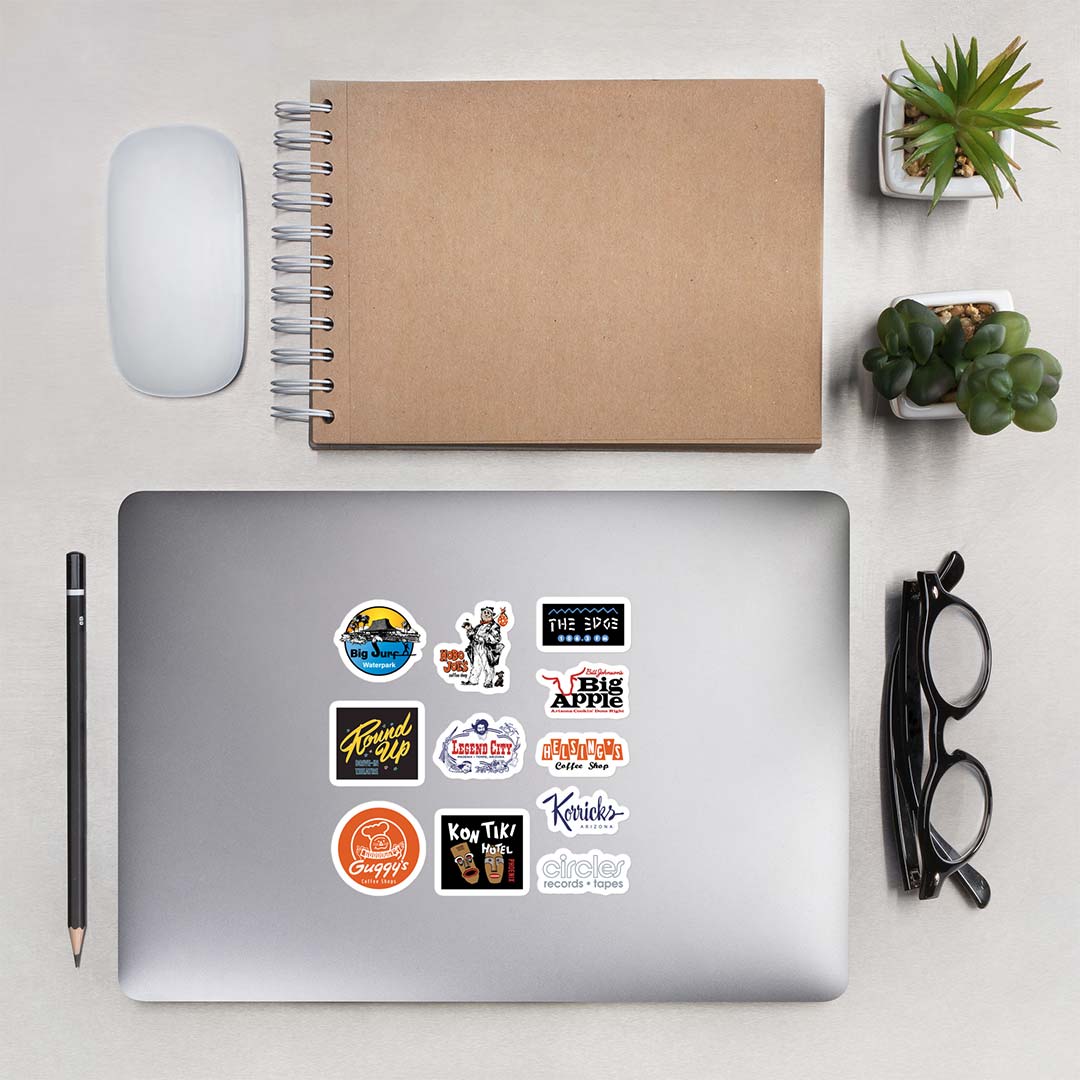 Phoenix Bygone Icons Sticker Sheet