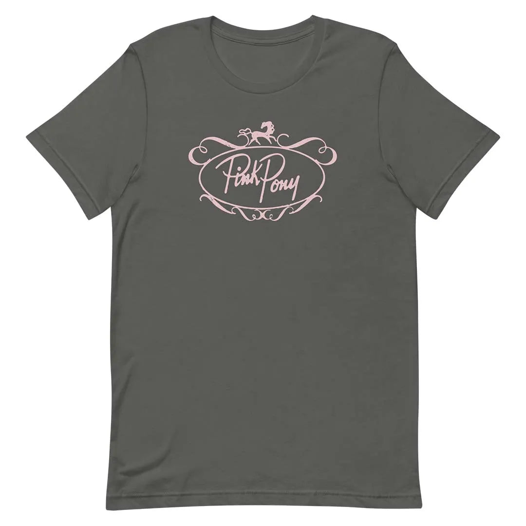 Pink Pony Rockford Unisex Retro T-shirt