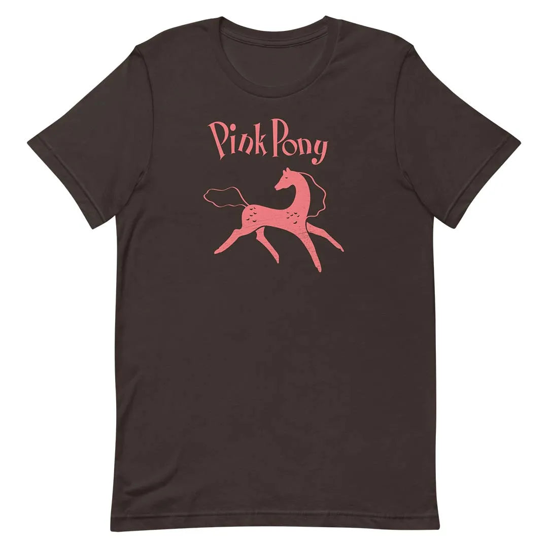 Pink Pony Rockford Unisex Retro T-shirt