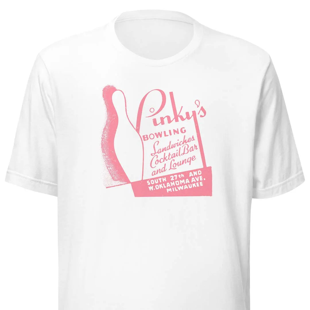 Pinky's Bowl Milwaukee Unisex Retro T-shirt