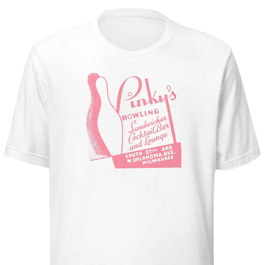 Pinky's Bowl Milwaukee Unisex Retro T-shirt